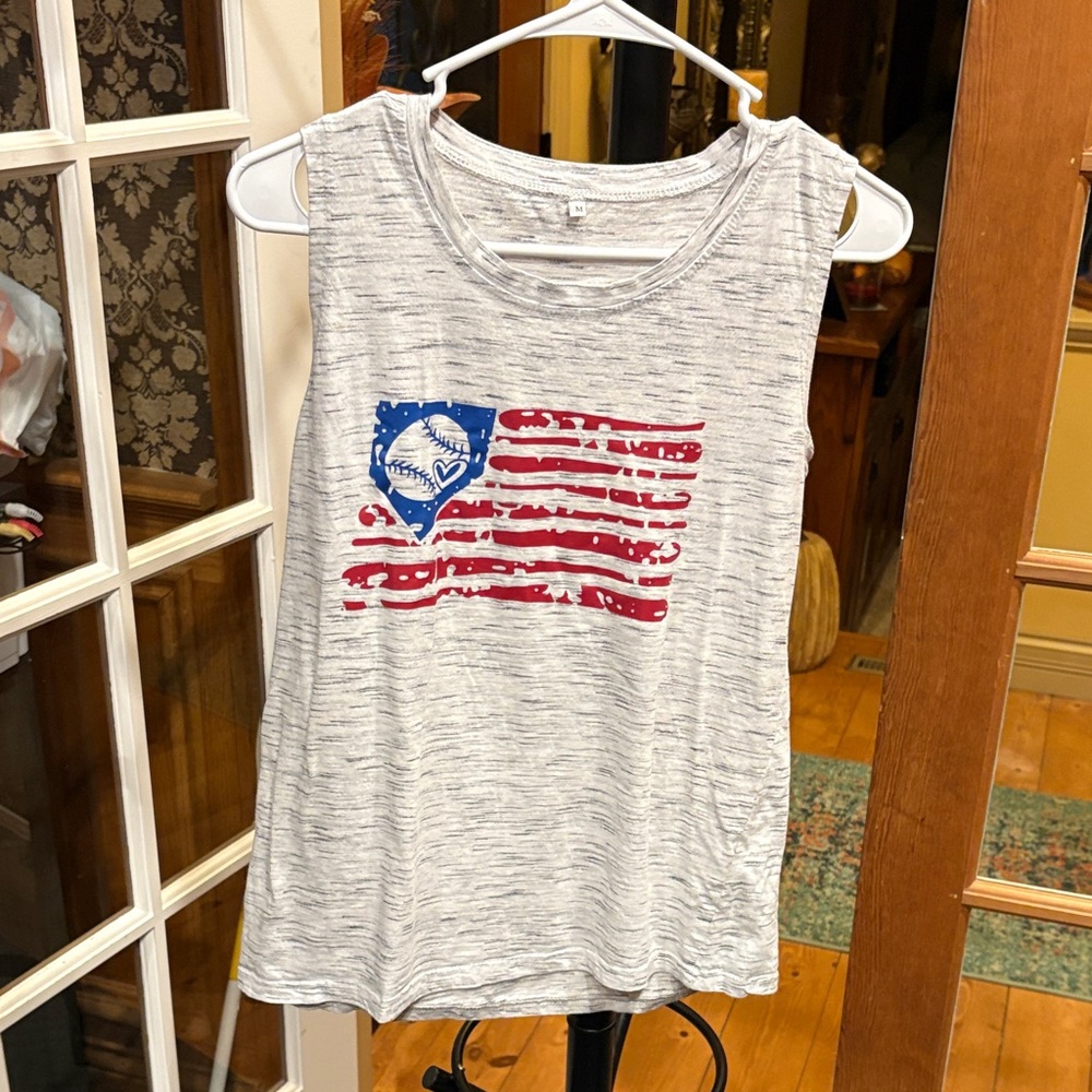 American Baseball Flag Design